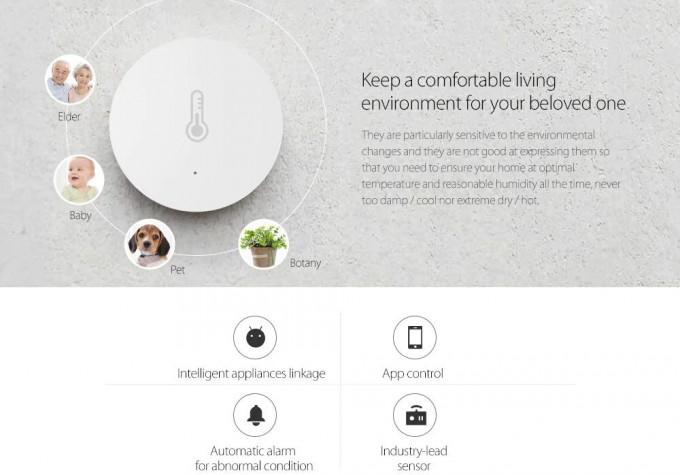 xiaomi mi temperature and humidity sensor