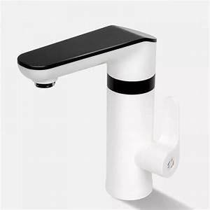 Xiaoda Instant Hot Water Faucet Pro Tankless Electric Water Heater Tap IPX4 Waterproof  Water Heating Faucet with LED Digital Display Bathroom Kitchen 220V